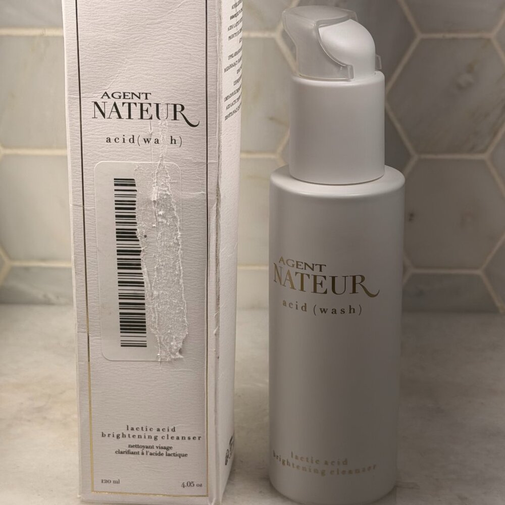 Agent Nateur - acid (wash) Natural Lactic Acid Skin Illuminating Cleanser| 120ml
